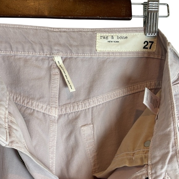 rag & bone Women's Andi High Rise Jeans in Lavender Size 27 - Picture 11 of 12